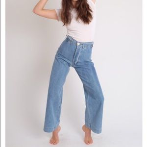 ❌SOLD❌Jesse Kamm American denim sailor pants